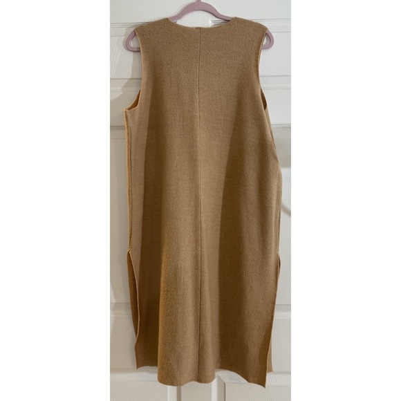 Chico's Tan Sleeveless Sweater Vest - Picture 2 of 14